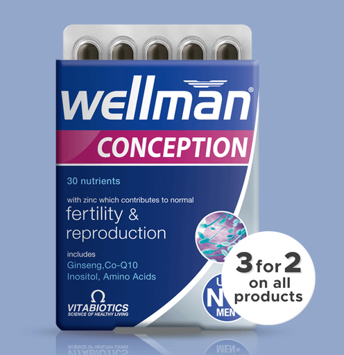 Wellman® Conception Tablets For Men | 30 Tablets