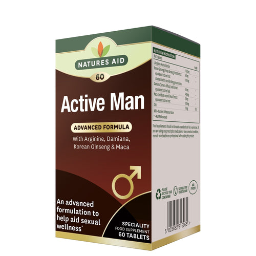 Active Man Tablets (Natures Aid | 60 Tablets)